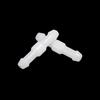 X AUTOHAUX Windshield Washer Hose Connector I Shape Plastic 2-Way Tube Pipe Fitting Splitter Adapter for Car 10pcs White