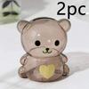 Plastic Children's Piggy Bank Candy Bank Change Bank Piggy Bank Transparent Creative Cartoon Piggy Bank Money Boxes Home Decor