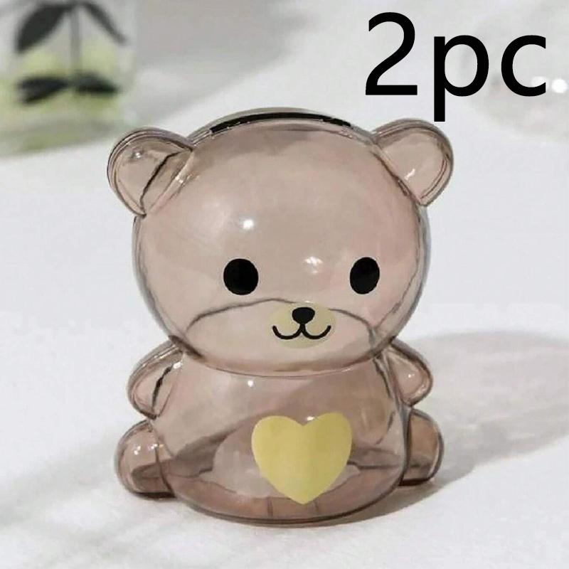 Plastic Children's Piggy Bank Candy Bank Change Bank Piggy Bank Transparent Creative Cartoon Piggy Bank Money Boxes Home Decor