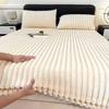 Bedding Accessory All-inclusive Mattress Cover Elastic Band Warm Winter Bed Sheet Solid Color Washable Fitted Sheet Bedroom