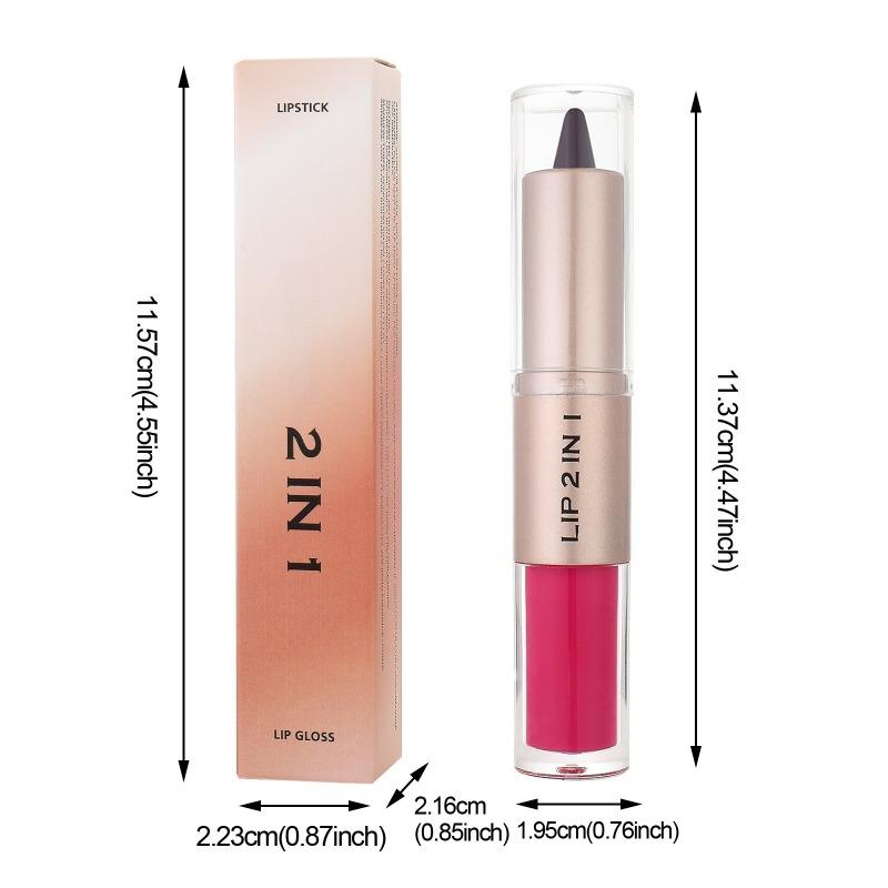 LipstickLip LinerLip GlossTwo-in-one MakeupMatte Line LipstickMirror Lip GlossLip Gloss Tiaoshengse Cosmetic