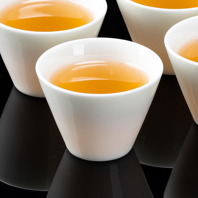White Porcelain Tea Cup - Small Ceramic Meditation and Tasting Cup
