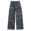 Camouflage Weitbeinige Hosen für Damen Frühling und Herbst Jeans High Waist Freizeithosen