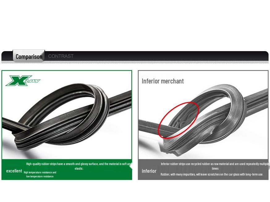 Compatible Wiper Rubber Strip for Besturn X80, B90, B50, B70, FAW Olang