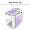 Boîtier pc de gaming - montech - king 65 pro - double chambre - panneaux en verre - 3 ventilateurs argb