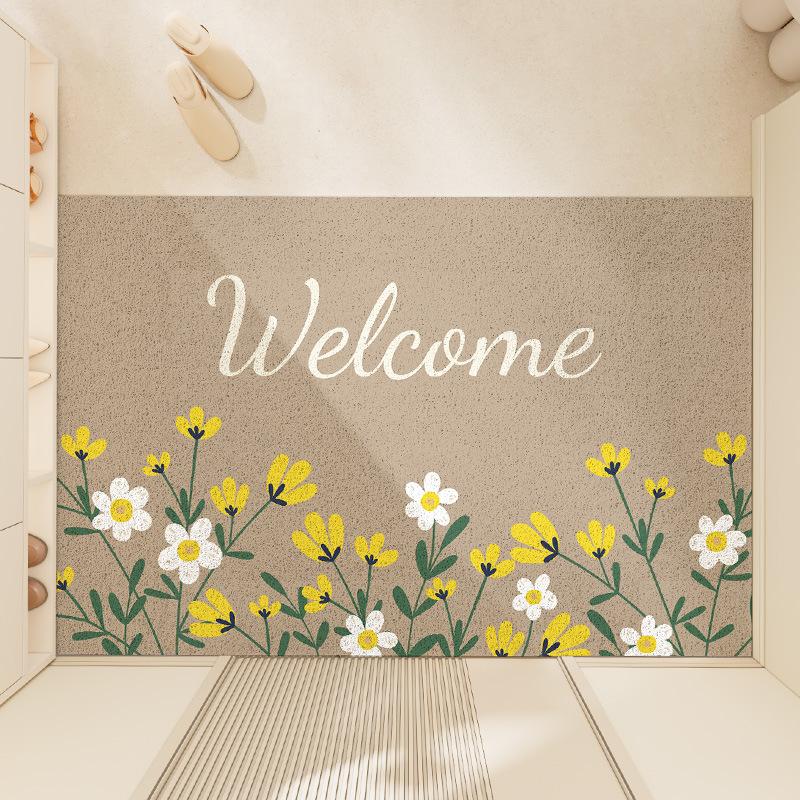 Modern Simple Mat Entry Door Dirty Wire Ring Ins Household Entryway Door Sand Dust Removal Non-slip Mat