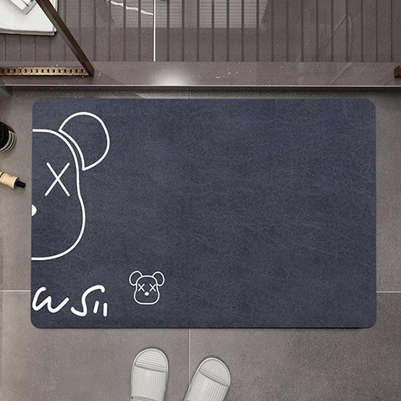 Diatom Mud Mat Cushioned Bathroom Bathroom Door Moisture-wicking Non-slip Mat Home Entry Mat Toilet Pedal Mat Durable