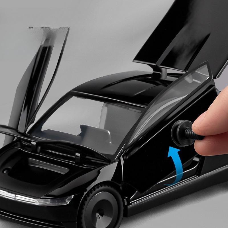 1:32 Unmanned Taxi Car Model Car Ornament Boy Simulation Alloy Toy Car Special Offer