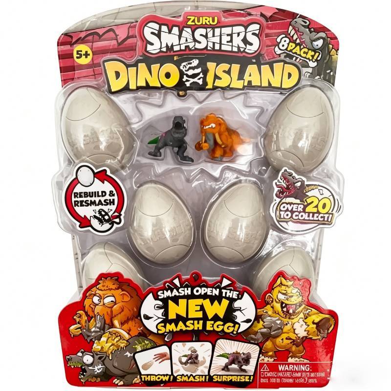 Rainbocorns Dino Island Eier Spielzeugset für Kinder mit Kunststoffkonstruktion