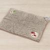 Senko My Neighbor Totoro Fluffy Totoro Bath Mat, Approx. 35 x 50 cm, Beige, Absorbent, Quick-Drying Microfiber, 65608
