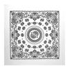 Trifong bandana paisley pattern cotton 55cm x 55cm white