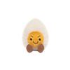 Jellycat Fun Food Series Naughty Boiled Egg Soothing Doll Plush Doll 14cm Tall
