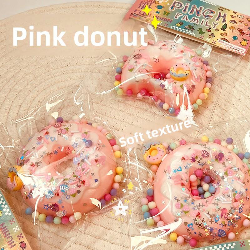 New Arrival Donut Plush Cat Claw Squishy Soft Texture Cute Appearance Blind Bag Stress Relief Cute Gift