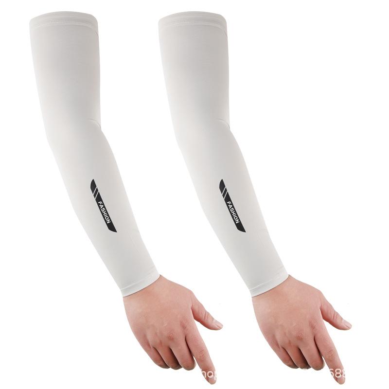 

Plus Size Ice Silk Sun Protection Sleeves for Men - Summer Outdoor, Fishing, Cycling, Driving Arm Guards L