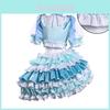 Costume de cosplay Magia Girl Puella Magi Madoka Magica avec perruque pour les fans d'anime