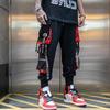 Men's Spring and Autumn Plus Size Multi-Pocket Hip Hop Street Dance Wide Leg Loose Trousers