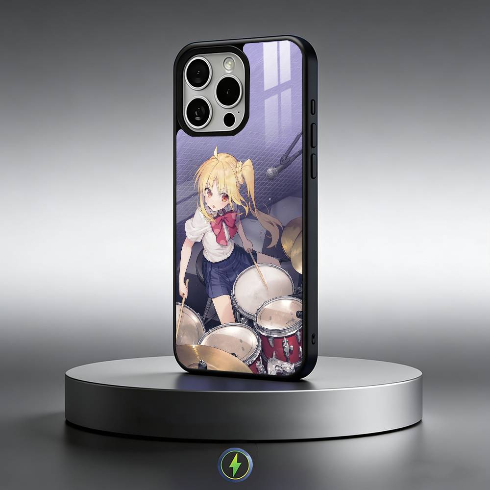 

B-Bocchi the Rock Band Phone Case For iPhone17,16,15,14,13,12,11 Plus,Pro Max Magnetic For Magsafe Wireless Charging iPhone17