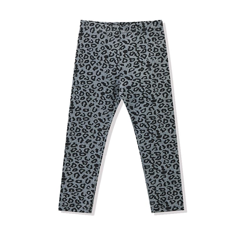 ASK JUNIOR Girls Retro Leopard Print Leggings 120