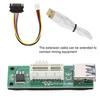 PCI E Express 1x to 16x Mining Extender Riser Card with USB Cable