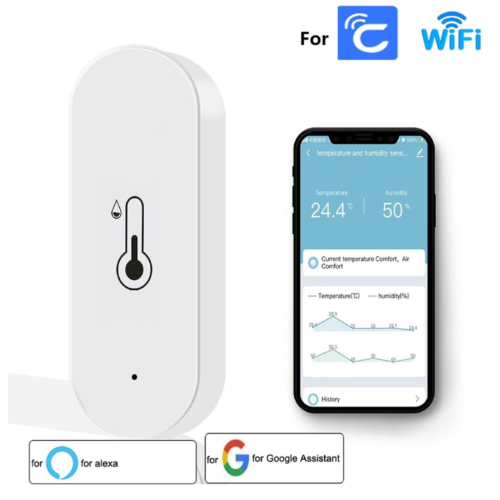 Low Power Consumption  30uA WiFi Thermometer Smart Hygrometer