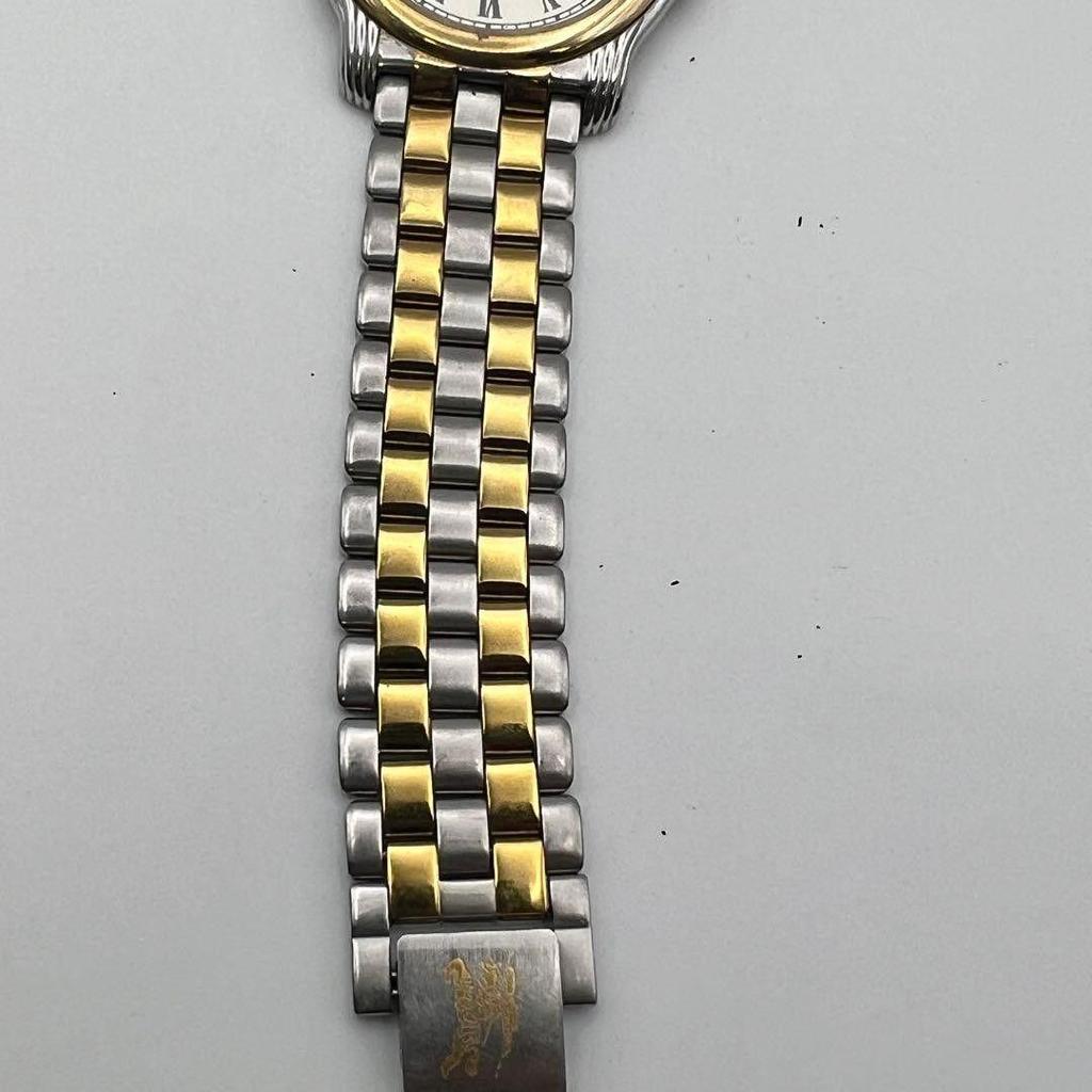 Used [Good Condition] Burberry Vintage Watch Gold Silver Knight A55 on Horseback