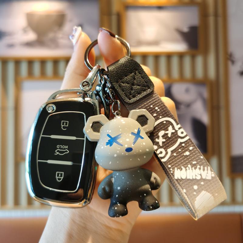 Modern Key Bag Compatible with Mingtu ix35, ix25, Langdong, Lingdong, Tucson, Sonata 9, Rena - Car Cover Buckle