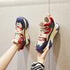 Automne et hiver nouvelles petites chaussures blanches chaussures de sport étudiantes chaussures décontractées pour femmes célébrité Internet semelles épaisses polyvalentes augmentent la hauteur papa