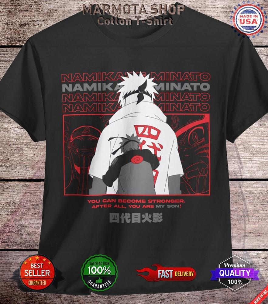 

Минато Намикадзе Футболка Наруто Шиппуден Итачи Аниме Унисекс Футболка Все Размеры 2XL