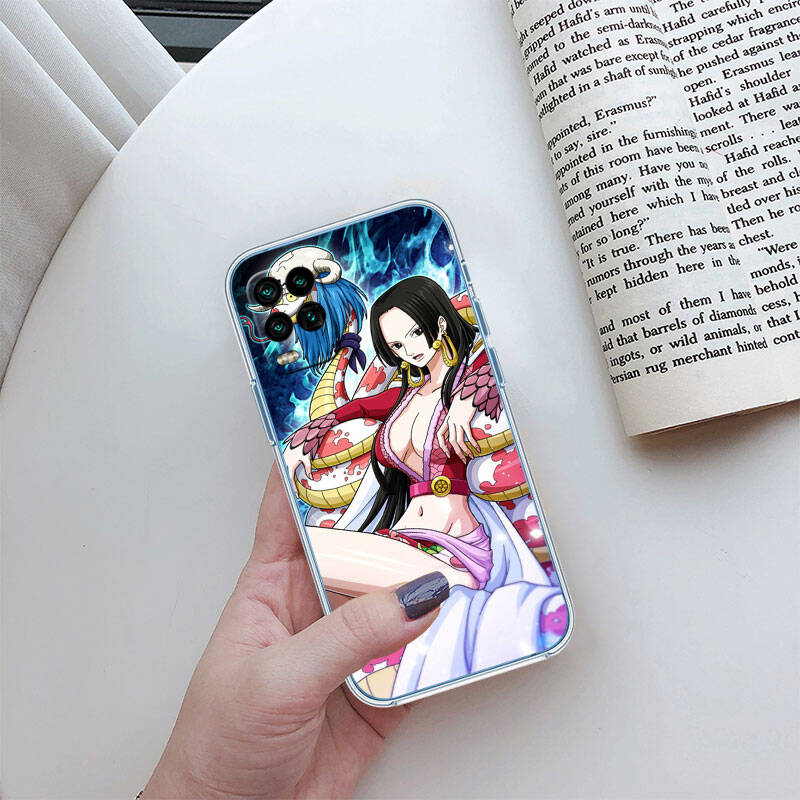 MH111 One Piece Boa Hancock Case for Motorola E7 G6 G7 G8 G9 Plus Power Play G10 G20 G04 E30 E40 E22 E20 E13 E15 G22 G23 G05 G75 G35 G55
