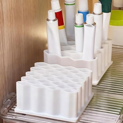 Yousheng Wave Shape Pen Holder Desktop Storage Rack Creative Decorative Desk Organizer for Office Stationery Pens Crayons Markers