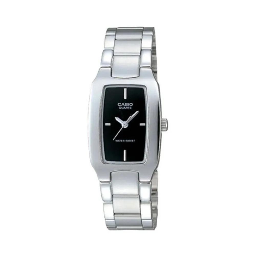 [Cio] LTP-1165A-1C Retro Square Analog Women s Metal Watch