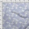 oneOone Cotton Flex Light Blue Fabric Geometrical Mix Dress Material Fabric Print Fabric By The Yard 40 Inch