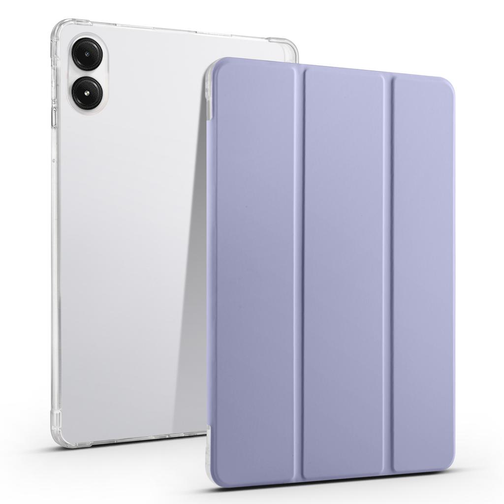 For Xiaomi Redmi Pad Pro/Redmi Pad Pro 5G/Poco Pad Case with Pen Slot Tri-Fold Stand Leather Tablet Cover Auto Wake/Sleep