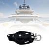 Smooth Bearing Rigging Pulley Nylon Stainless Steel Sailing Pulley Swivel Block  Deck Rigging