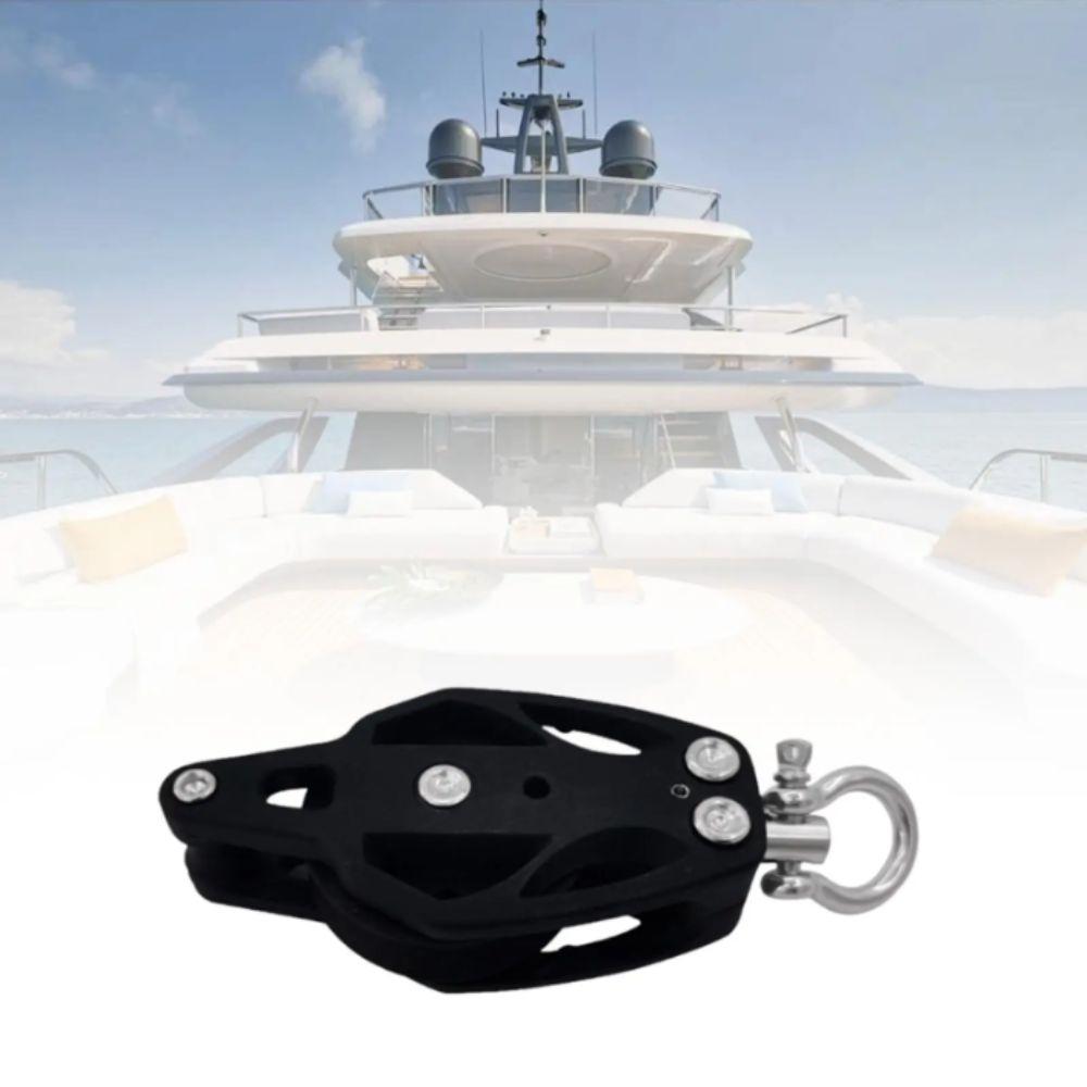 Nylon Stainless Steel Pulley Block Efficient Bearing Design Lifting Pulley  Marine Sailboat