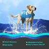 Reflective Dog Life Jacket Superior Buoyancy Pet Life Preserver  for Small Medium Dogs