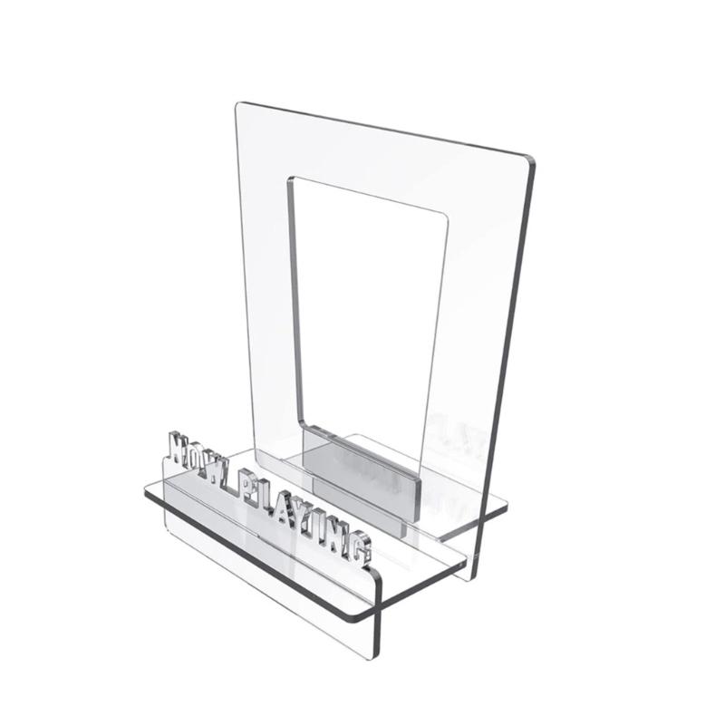 

Acrylic Vinyls Record Display Stand Transparent Album Showcase Shelf for Music Lovers Books and Magazine Storage Rack 1 чистий