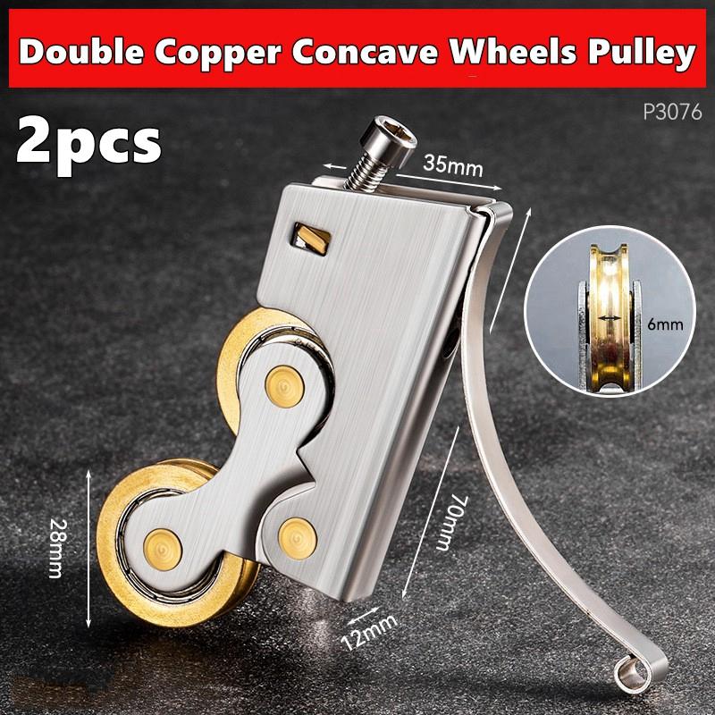 2 Stück Schiebetür Rollen Schrank Schiebetür Bodenrollen Lager Küche Badezimmer Türschienen Glattgleitende Rollen