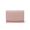 Business Card Holder Honey Leather Cowhide Simple Brand Logo Antique Style JSLW6SM1 Women's
