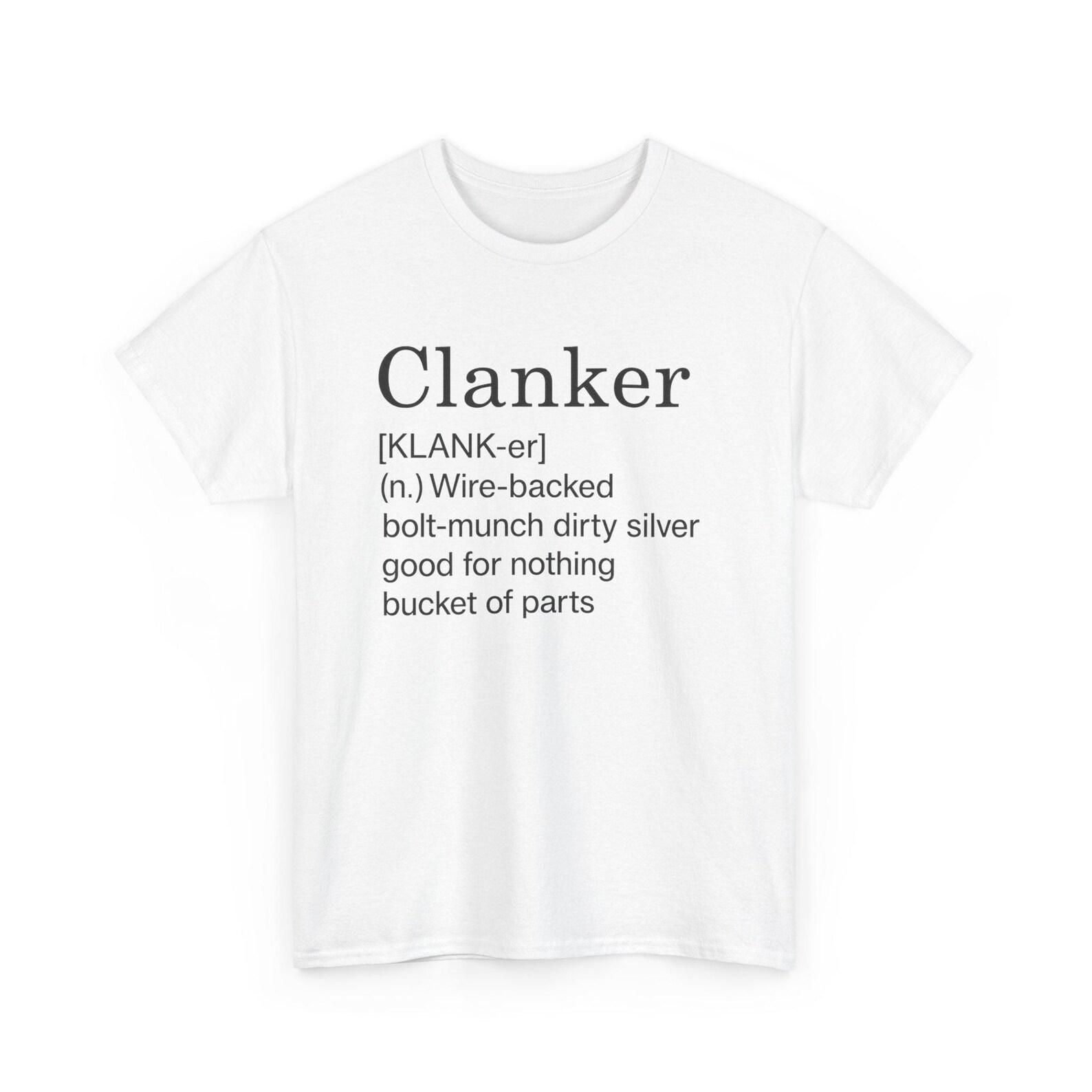 Clanker Definition Good For Nothing Bucket of Parts Wire Backed Bolt Munching Bucket of Parts I Hate Robots | Unisex Tee 4XL