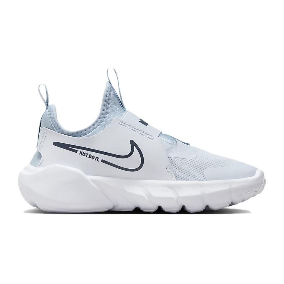 Nike Flex Runner 2 PS Preschool Football Grey Light Armory Blue White Midnight Navy DJ6040-010