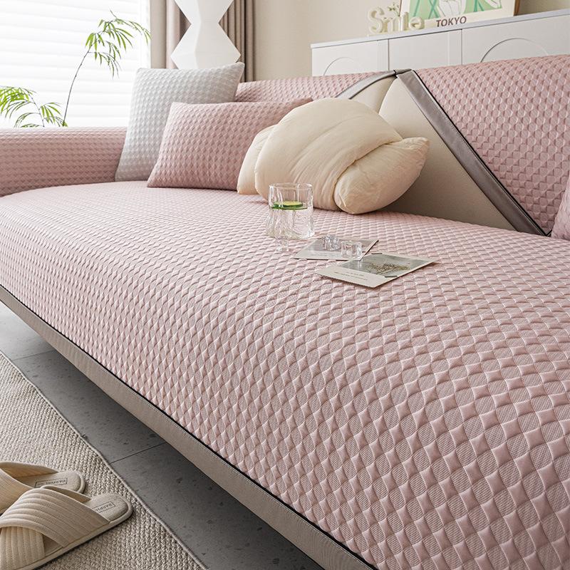 New Ice Silk Sofa Cushion, Summer and Summer Non-slip Mat, Seat Cushion, Cool Bean Cool Cover Cover Cloth