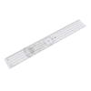 Angle Ruler Transparent Flexible Adjustable Geometry Measuring Tool for Artists Builders Designers Teachers Engineers