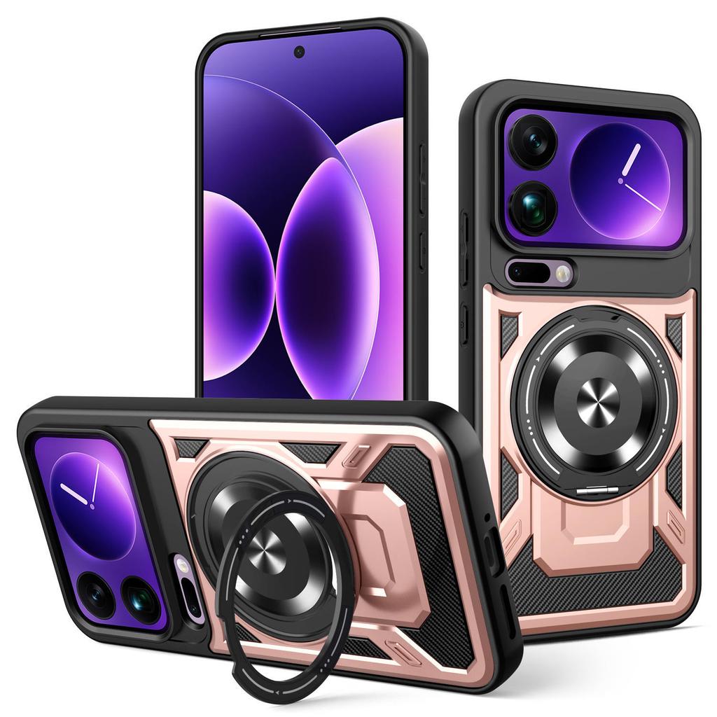 Compatible with Xiaomi 17 Pro Max Youjia magnetic phone case, Xiaomi 15 Pro Pro stand and shockproof Xiaomi 15 protective case