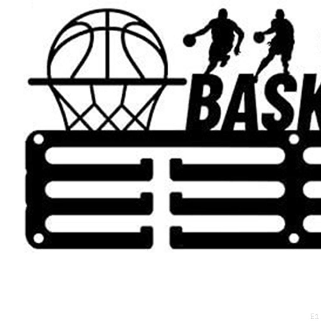 Medaillenaufhänger, Präsentationsständer, Rahmen, Regal, Basketball für Sportmedaillen
