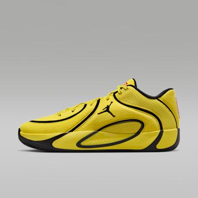 Jordan Tatum 4 Support Rebound Basketball Shoes Men s Yellow Black 40
