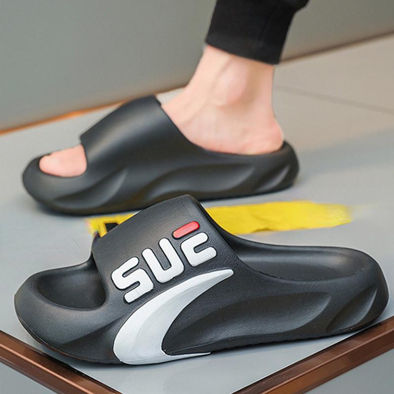 New EVA Soft Thick Sole  Summer Men's Slippers Wear Sandals Men Home Thick Sole  Beach Shoes