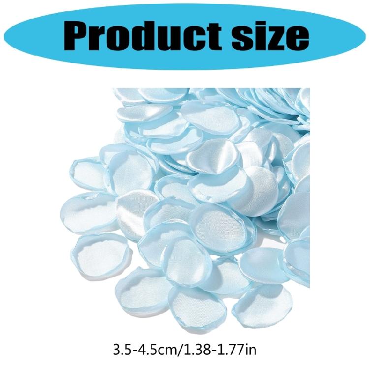 200Pcs Realistic Fabric Rose Petal Artificial Silk Flower Petal for Wedding Decoration Vase Floral Arrangements