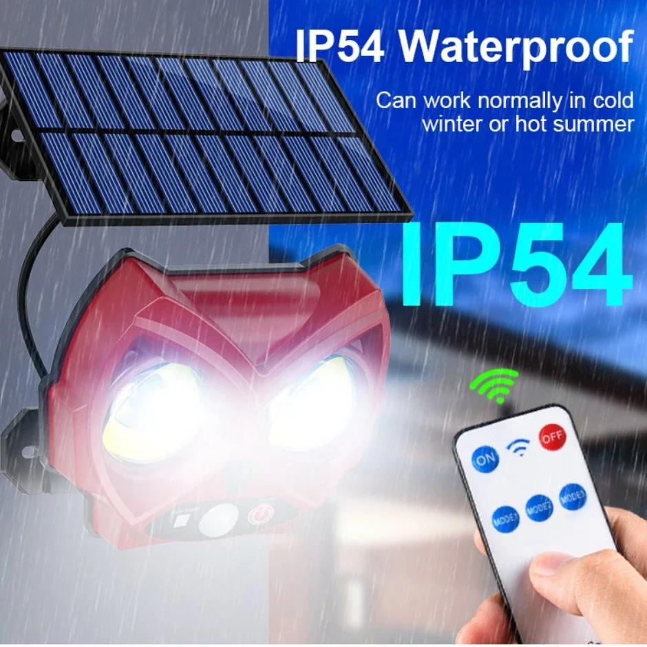 Owl Solar Floo Wall Light / Ambient Stake Lights -Outdoor Statue Lamp with Solar Power Ideal Decor for Yard/Garden/Pathway/Fence