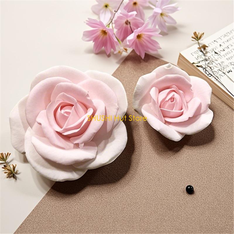 Valentines Rose Scented Silicone Mould Safe Reusable for Romance Craft and Home Decoration D57B